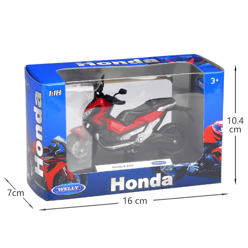 1/18 Scale Honda X-ADV Motorcycle Diecast Model