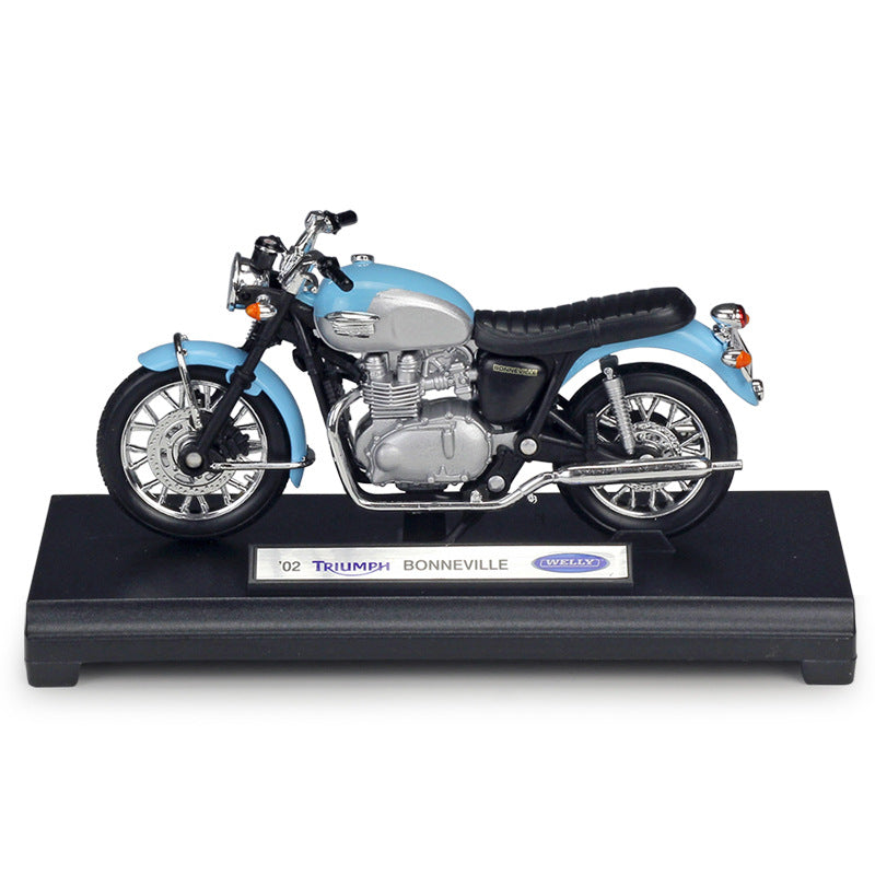 1/18 Scale 2002 Triumph Bonneville Motorcycle Diecast Model