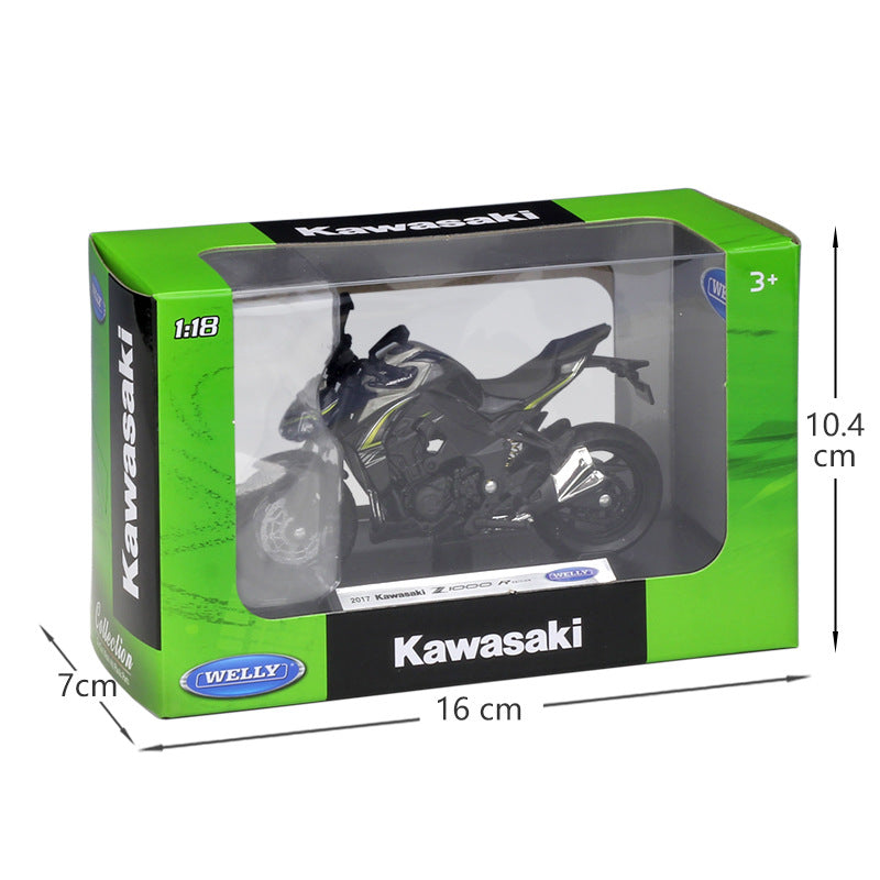 1/18 Scale 2017 Kawasaki Z1000 R Motorcycle Diecast Model