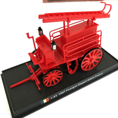 1897 Fourgon Depart Attele France Fire Engine 1/43 Scale Diecast Model