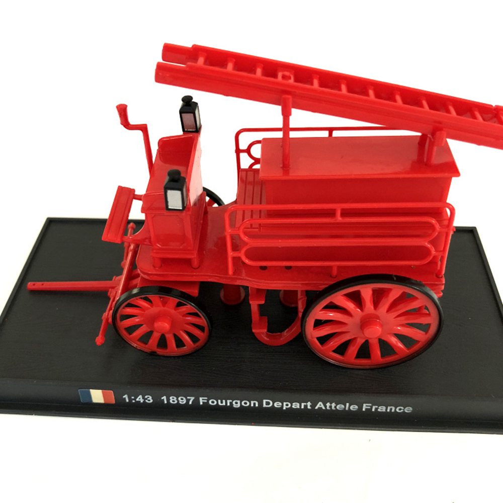 1897 Fourgon Depart Attele France Fire Engine 1/43 Scale Diecast Model