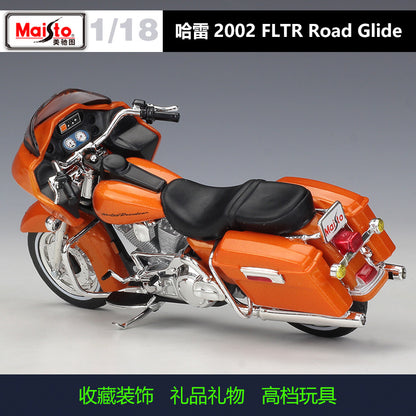 1/18 Scale 2002 Harley-Davidson FLTR Road Glide Diecast Model Motorcycle