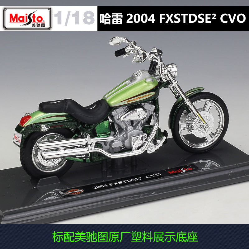 1/18 Scale 2004 Harley-Davidson FXSTDSE2 CVO Diecast Model Motorcycle