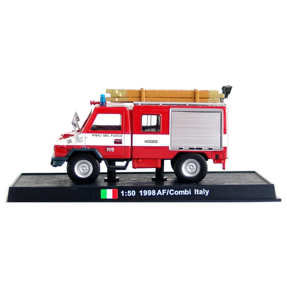 1998 IVECO AF/Combi Italy Fire Engine 1/50 Scale Diecast Model