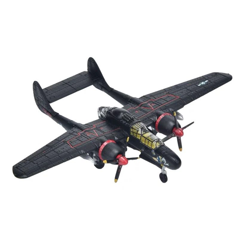 1/144 Scale Northrop P-61 Black Widow Night Fighter Diecast Model Aircraft