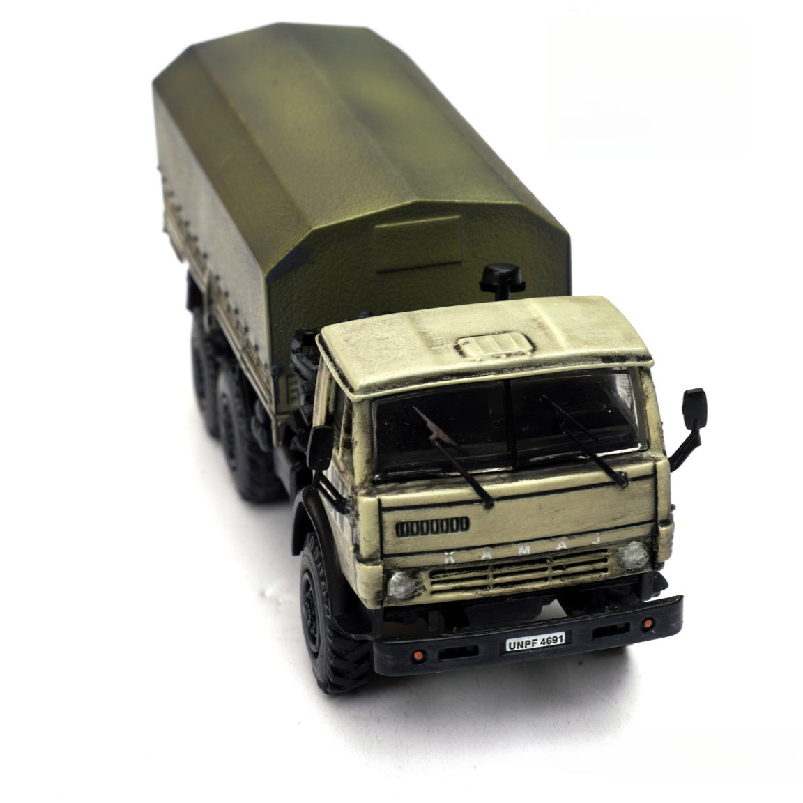 1/72 Scale KamAZ-43101 All-Wheel Drive Military Truck Diecast Model