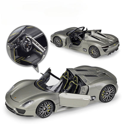 1/24 Scale Porsche 918 Spyder Concept Diecast Model Car