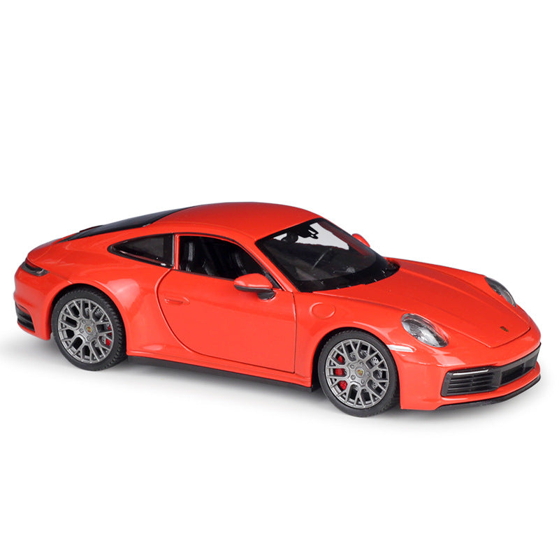 1/24 Scale Porsche 911 (992) Carrera 4S Sports Car Diecast Model