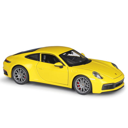 1/24 Scale Porsche 911 (992) Carrera 4S Sports Car Diecast Model