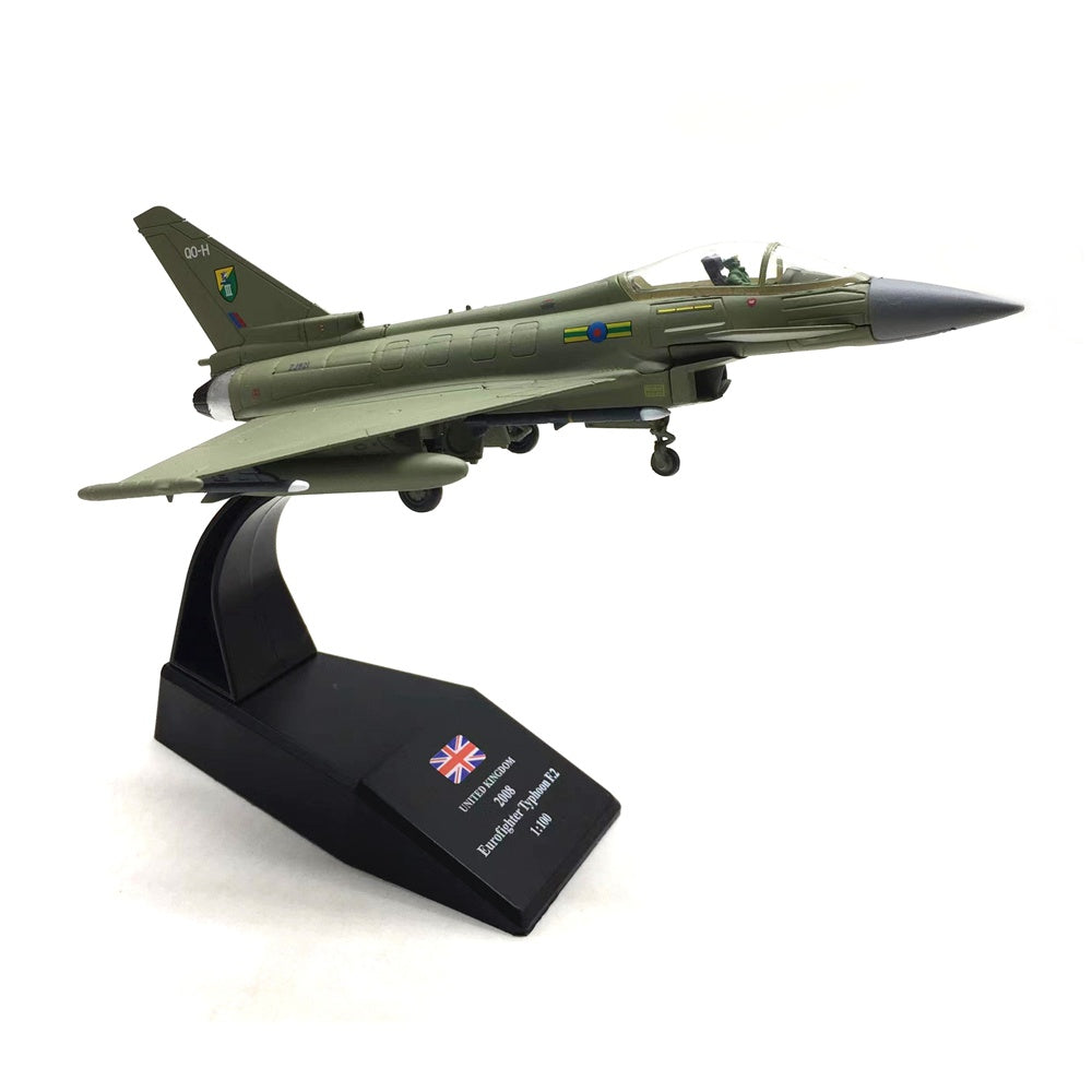 Eurofighter Typhoon EF2000 Multirole Fighter 1/100 Scale Diecast Aircraft Model