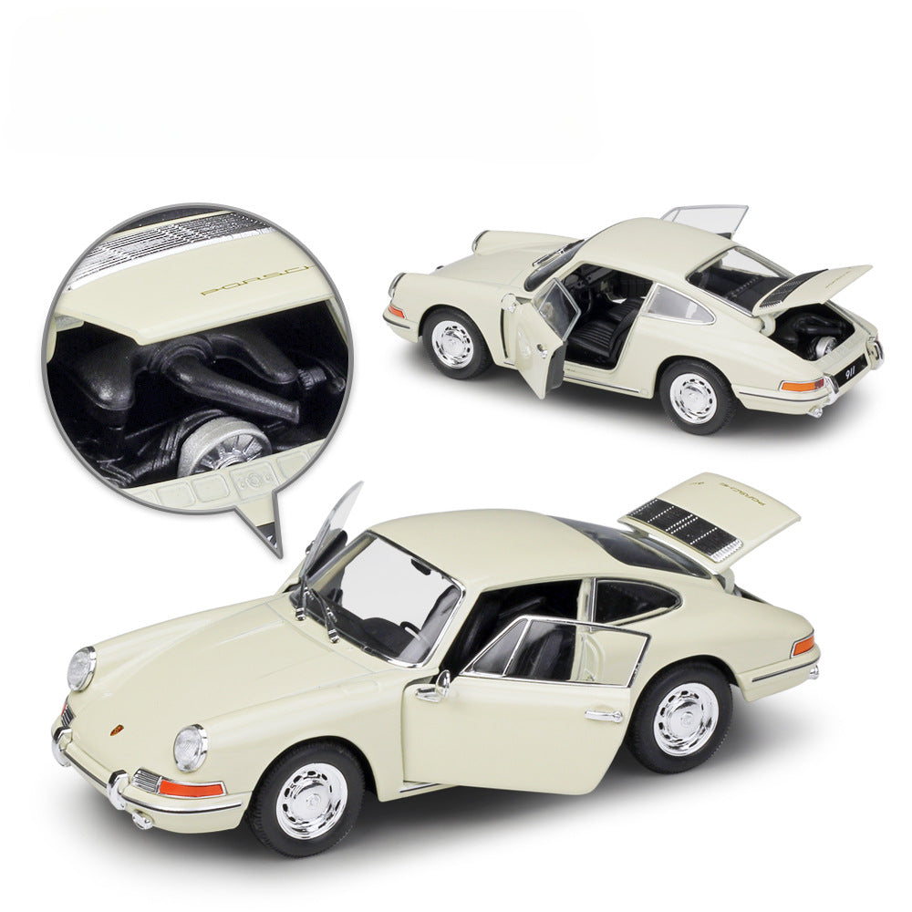 1/24 Scale 1964 Porsche 911 Classic Luxury Sports Car Diecast Model