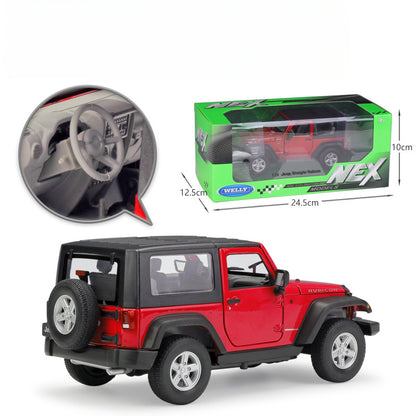 1/24 Scale 2007 Jeep Wrangler Rubicon Diecast Model Car