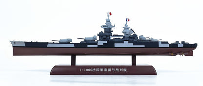 1/1000 Scale Richelieu French Battleship Diecast Model