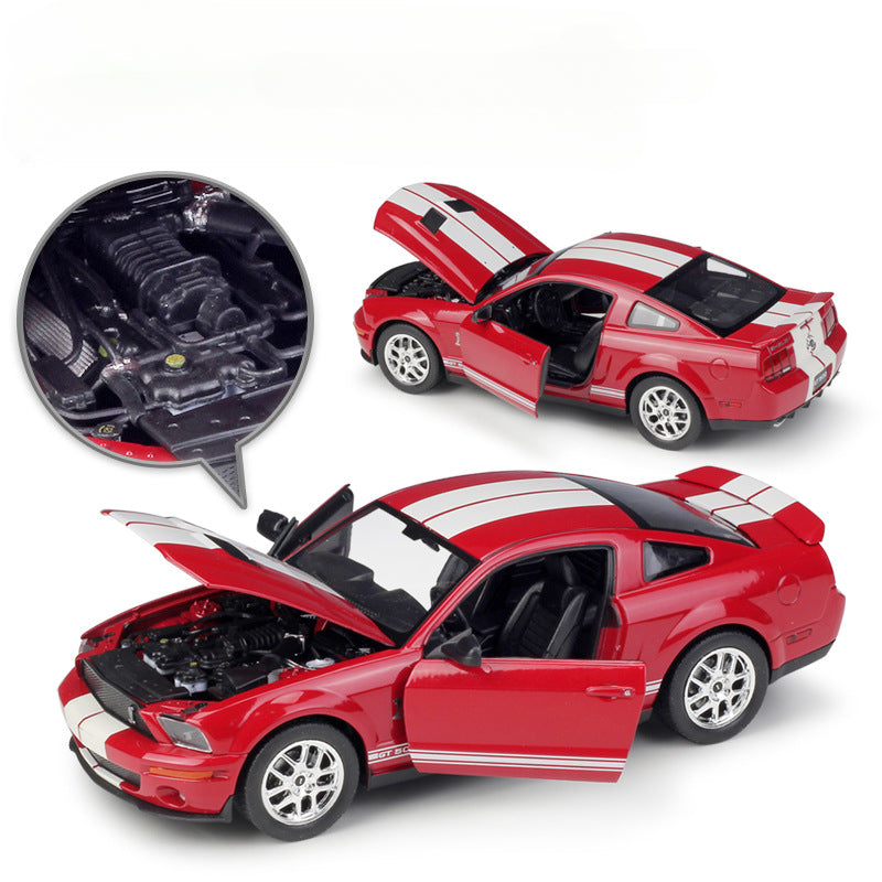 1/24 Scale 2007 Ford Mustang Shelby Cobra GT500 Diecast Model Car