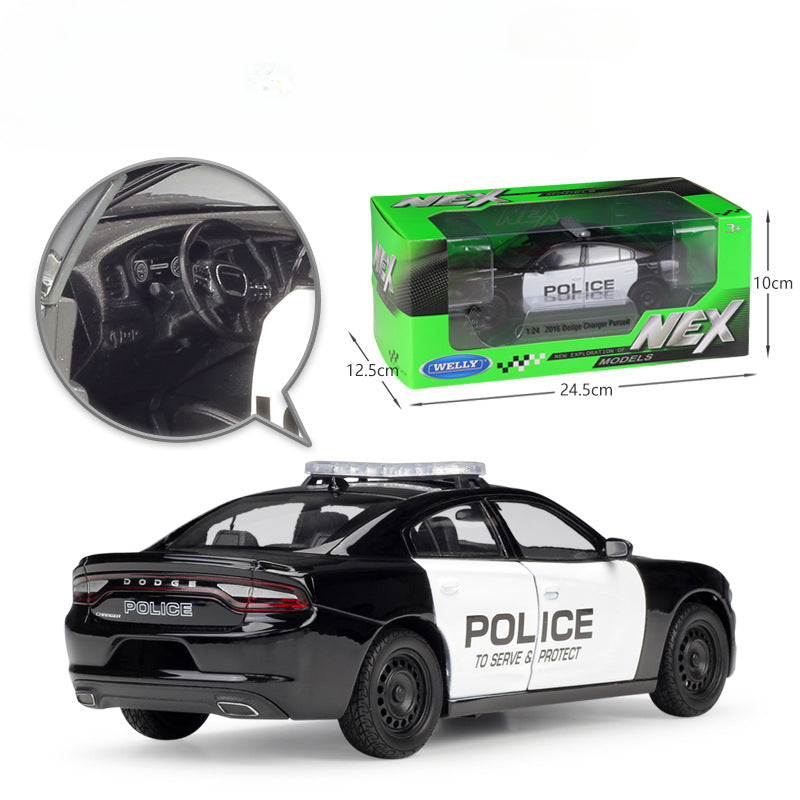 1/24 Scale 2016 Dodge Charger Pursuit Police Car Diecast Model