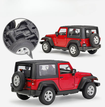 1/24 Scale 2007 Jeep Wrangler Rubicon Diecast Model Car