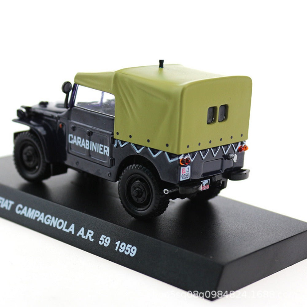 1/43 Scale 1959 Fiat Campagnola Police Vehicle Diecast Model Car