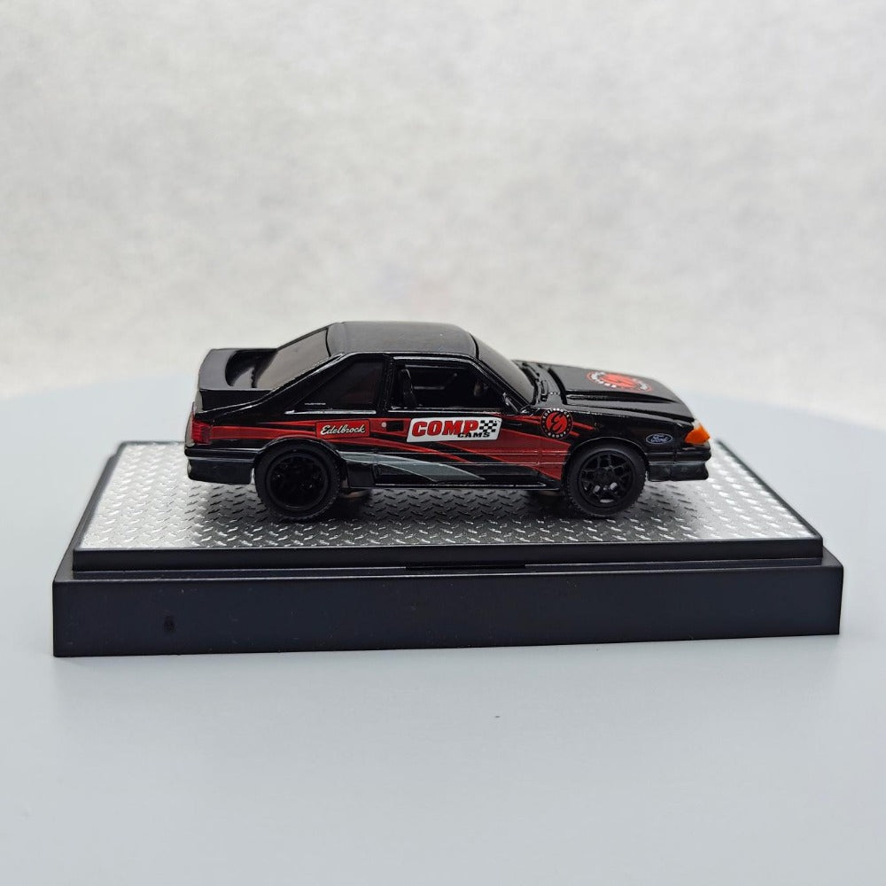 1/64 Scale 1987 Ford Mustang GT Custom Sports Car Diecast Model