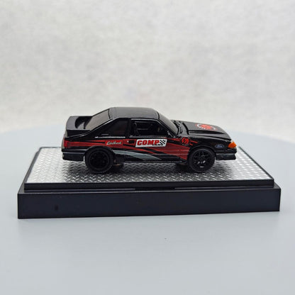 1/64 Scale 1987 Ford Mustang GT Custom Sports Car Diecast Model