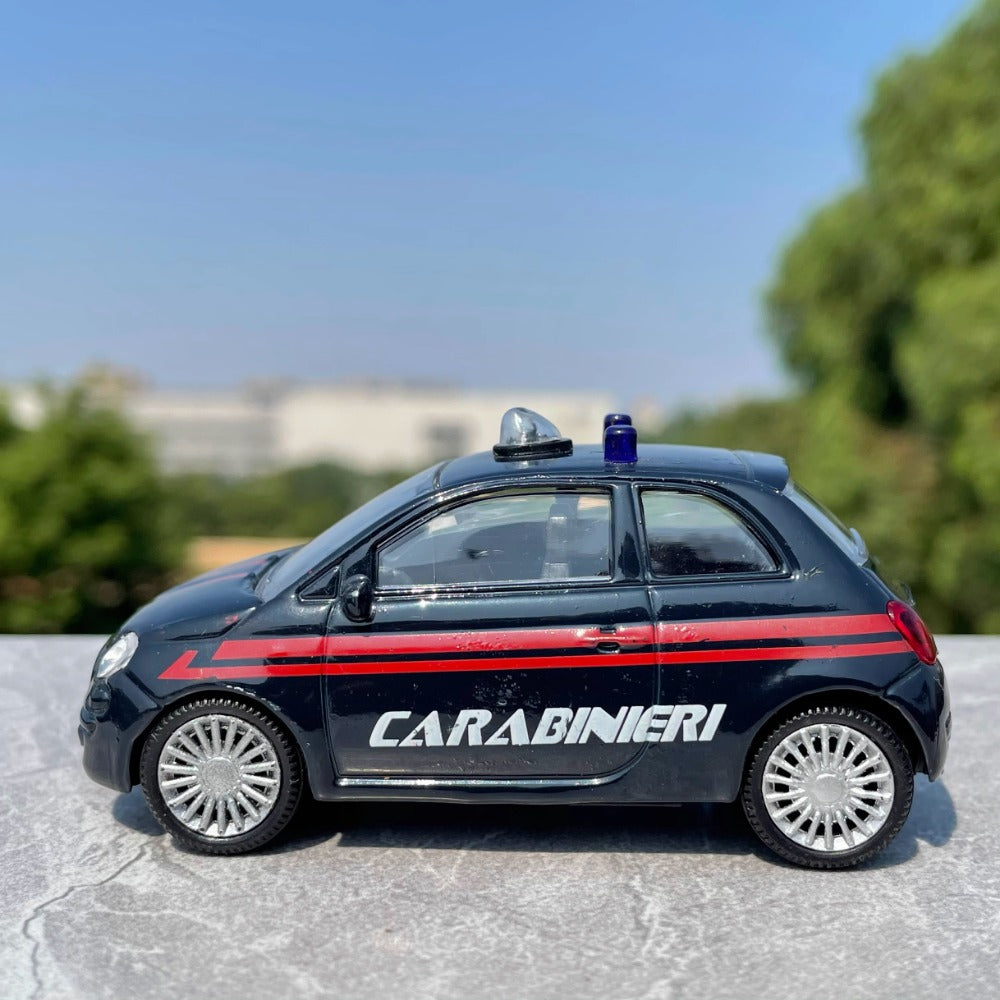 1/43 Scale Fiat 500 Carabinieri Police Car Diecast Model