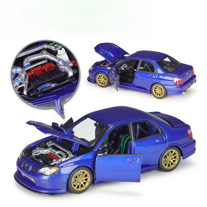 1/24 Scale Subaru Impreza WRX STI Diecast Model Car