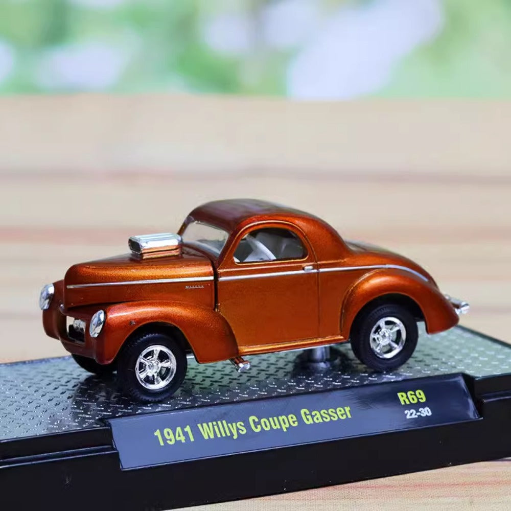 1/64 Scale 1941 Willys Coupe Gasser Diecast Model Car