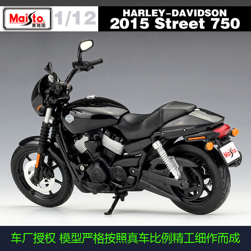 1/12 Scale 2015 Harley-Davidson Street 750 Diecast Model Motorcycle