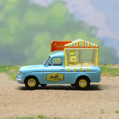 1/76 Scale Ford Anglia Walls Ice Cream Van Diecast Model Car