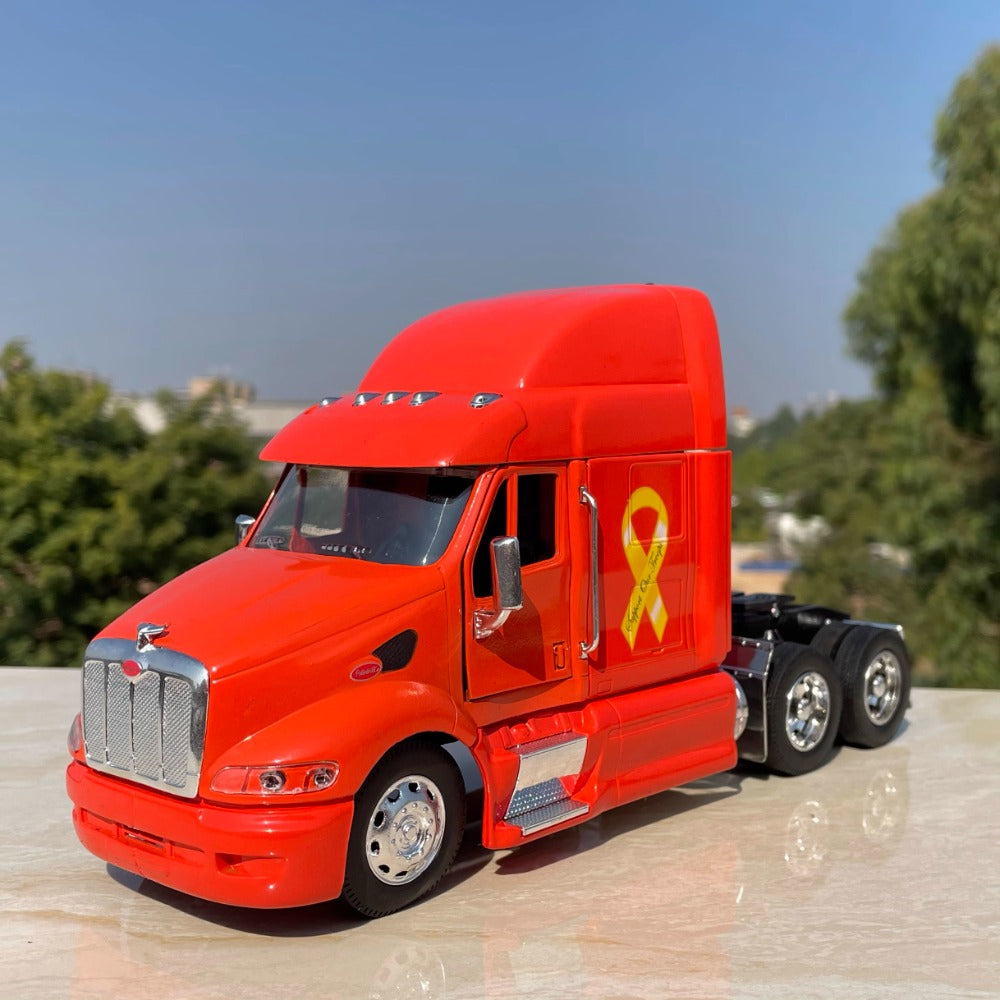 1/32 Scale Peterbilt Heavy Truck Cab Diecast Model Car