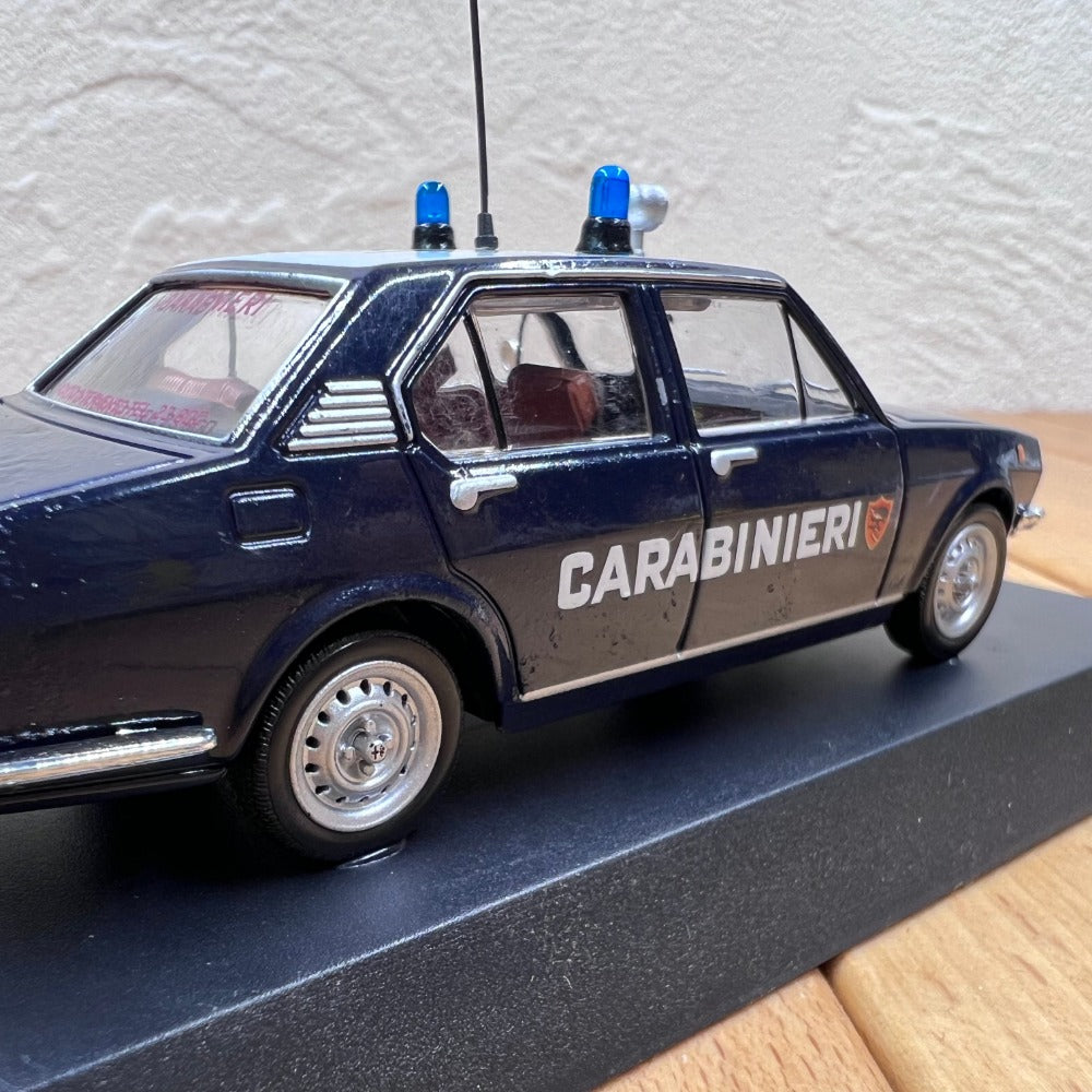 1/43 Scale 1972 Alfa Romeo Alfetta Diecast Model Police Car