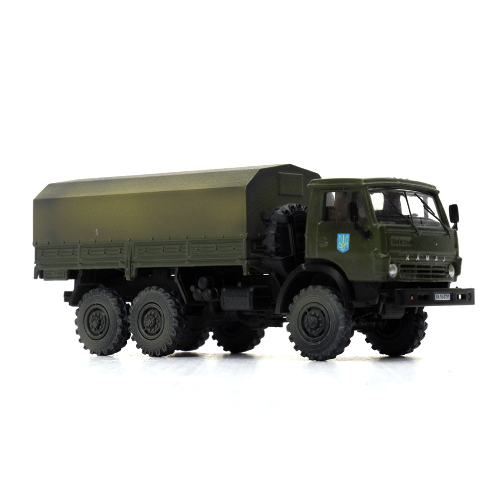 1/72 Scale KamAZ-43101 All-Wheel Drive Military Truck Diecast Model