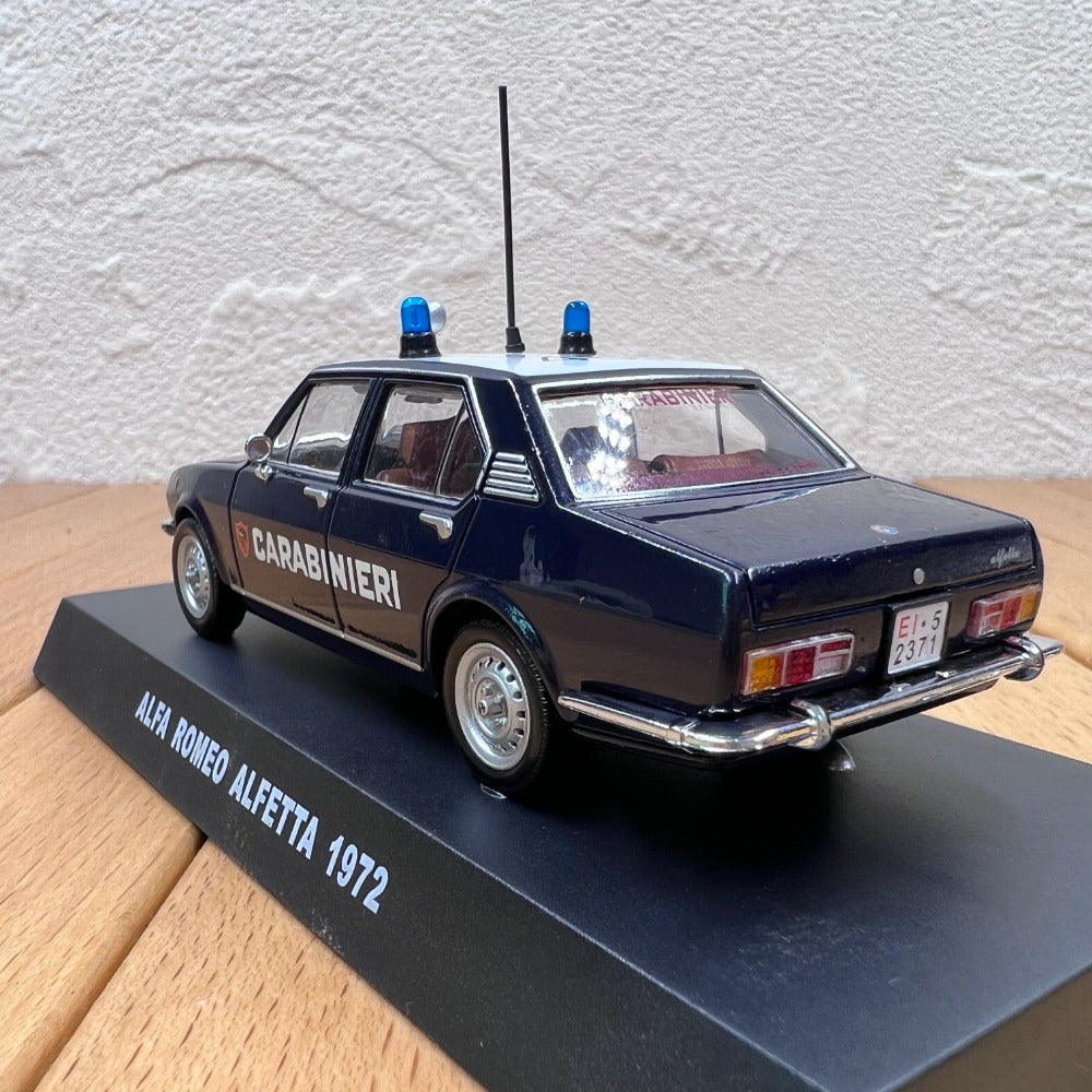 1/43 Scale 1972 Alfa Romeo Alfetta Diecast Model Police Car