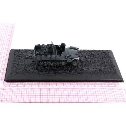 1/72 Scale WWII German leichter Zugkraftwagen 1t Sd.Kfz. 10/5 Half-Track with Flak 38 Anti-Aircraft Gun Diecast Model