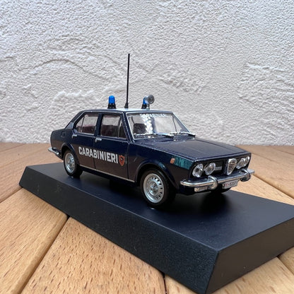 1/43 Scale 1972 Alfa Romeo Alfetta Diecast Model Police Car