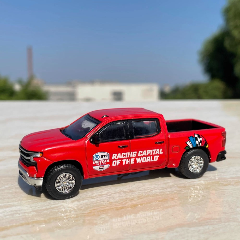 1/64 Scale Chevrolet Silverado Pickup Truck NTT IndyCar Series Diecast Model Car