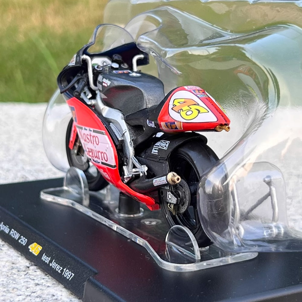 1/18 Scale 1997 Aprilia RSV 250 Test Jerez Motorcycle Diecast Model