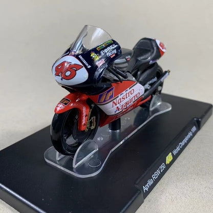 1/18 Scale 1998 Aprilia RSW 250 World Championship Motorcycle Diecast Model