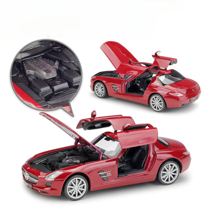 1/24 Scale Mercedes-Benz SLS AMG Sports Car Diecast Model