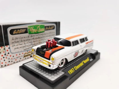 1/64 Scale 1957 Chevrolet Nomad Station Wagon Diecast Model Car