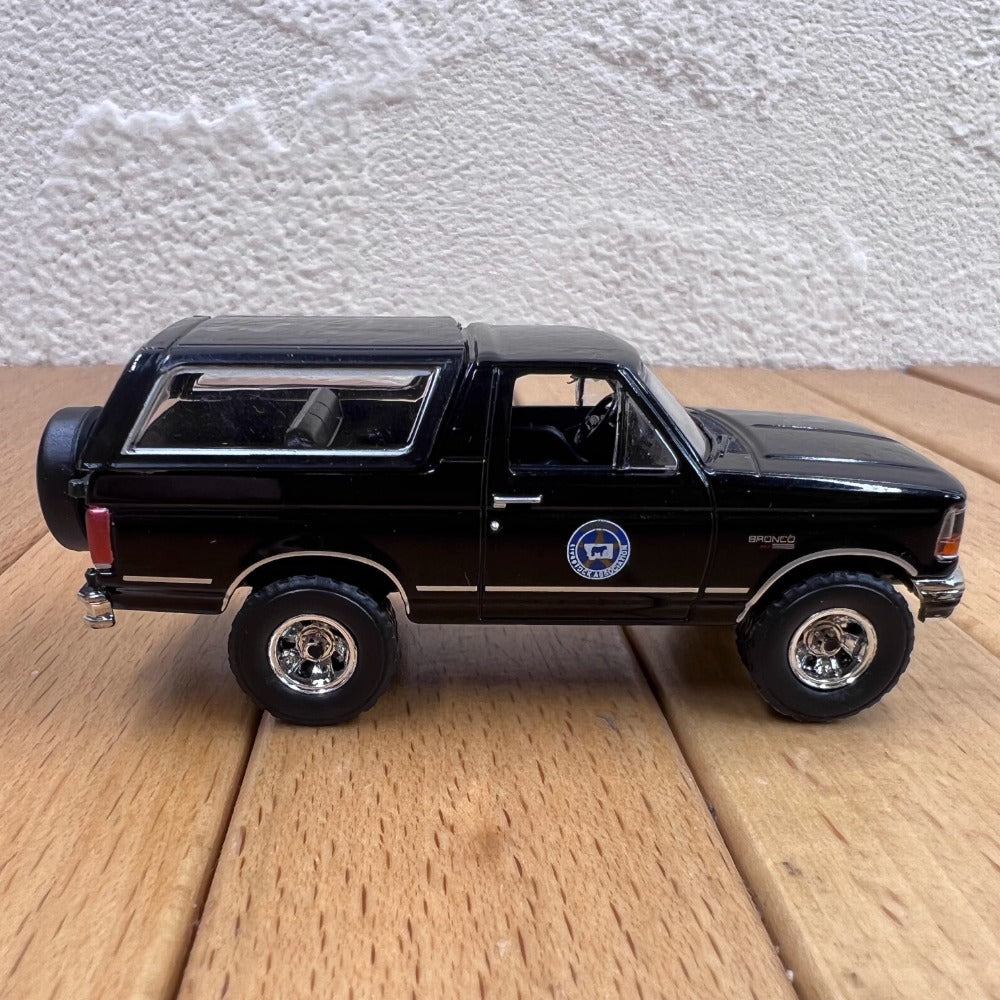 1/64 Scale 1992 Ford Bronco SUV Montana Livestock Association Diecast Model Car