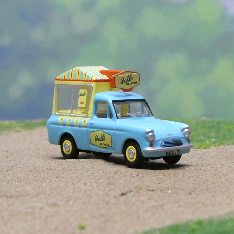 1/76 Scale Ford Anglia Walls Ice Cream Van Diecast Model Car