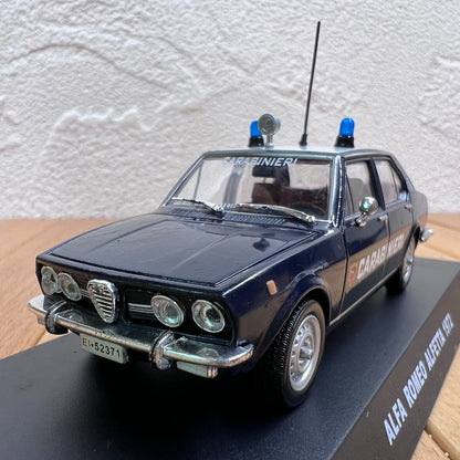 1/43 Scale 1972 Alfa Romeo Alfetta Diecast Model Police Car