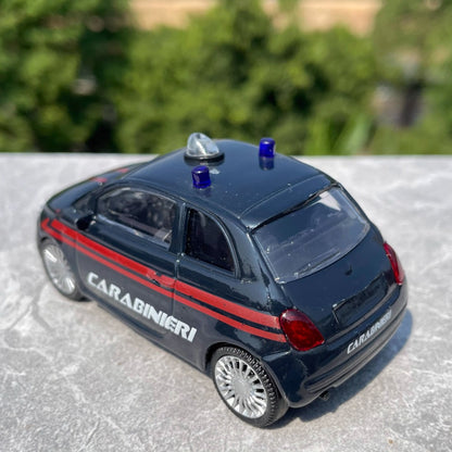 1/43 Scale Fiat 500 Carabinieri Police Car Diecast Model