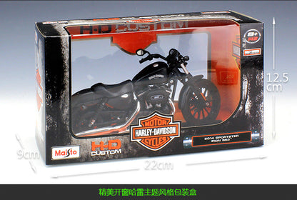 1/12 Scale 2014 Harley-Davidson Sportster Iron 883 Diecast Model Motorcycle