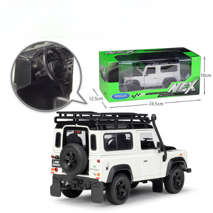 1/24 Scale Land Rover Defender (L316) Classic Diecast Model Car