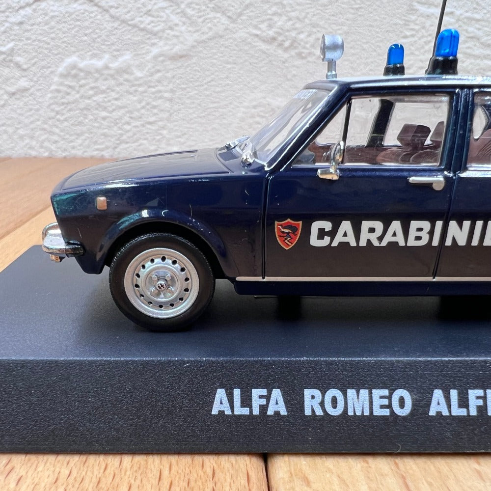 1/43 Scale 1972 Alfa Romeo Alfetta Diecast Model Police Car