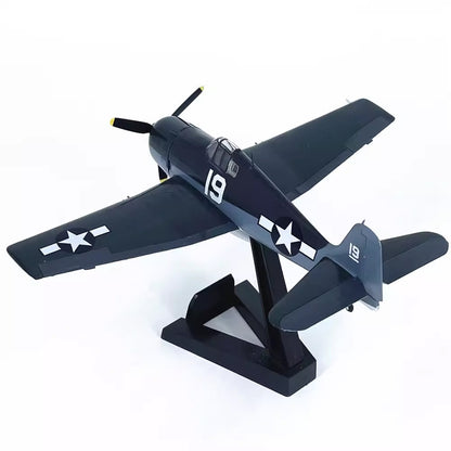 1/72 Scale Grumman F6F-5 Hellcat Carrier-Based Fighter Pre-built Collectible WWII US Aircraft Plastic Model