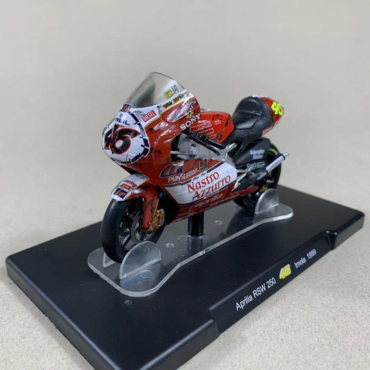 1/18 Scale 1999 Aprilia RSW 250 Imola Racing Motorcycle Diecast Model