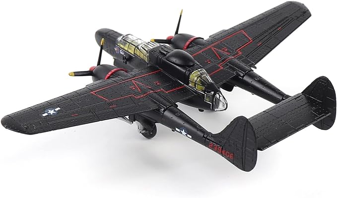 1/144 Scale Northrop P-61 Black Widow Night Fighter Diecast Model Aircraft