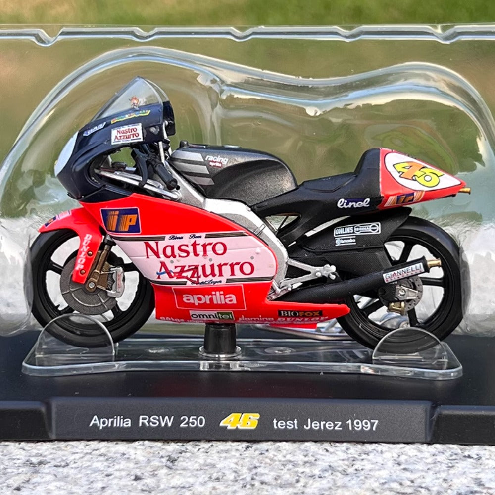 1/18 Scale 1997 Aprilia RSV 250 Test Jerez Motorcycle Diecast Model